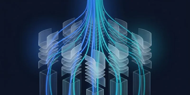 Silo linking structure with pillar and supporting pages showing link flow