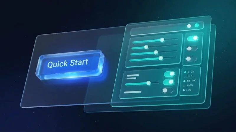 Comparison dashboard showing 1-Click and Advanced AI writing mode options