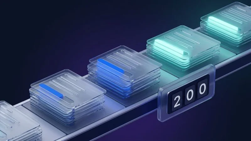 Bulk content production dashboard showing article queue and progress tracking